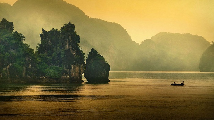 Halong Bay - one of the new seven natural wonders in the world 